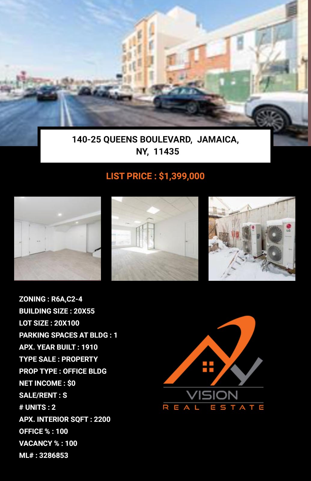 Commerical Building  for Sale in Jamaica, NY