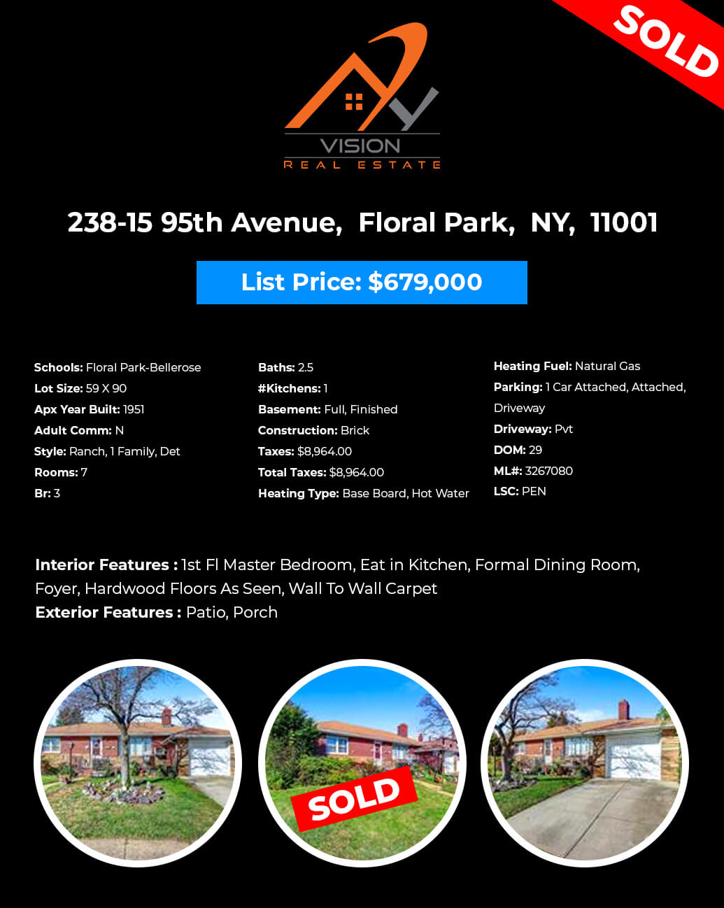 Home for Sale Floral Park, NY