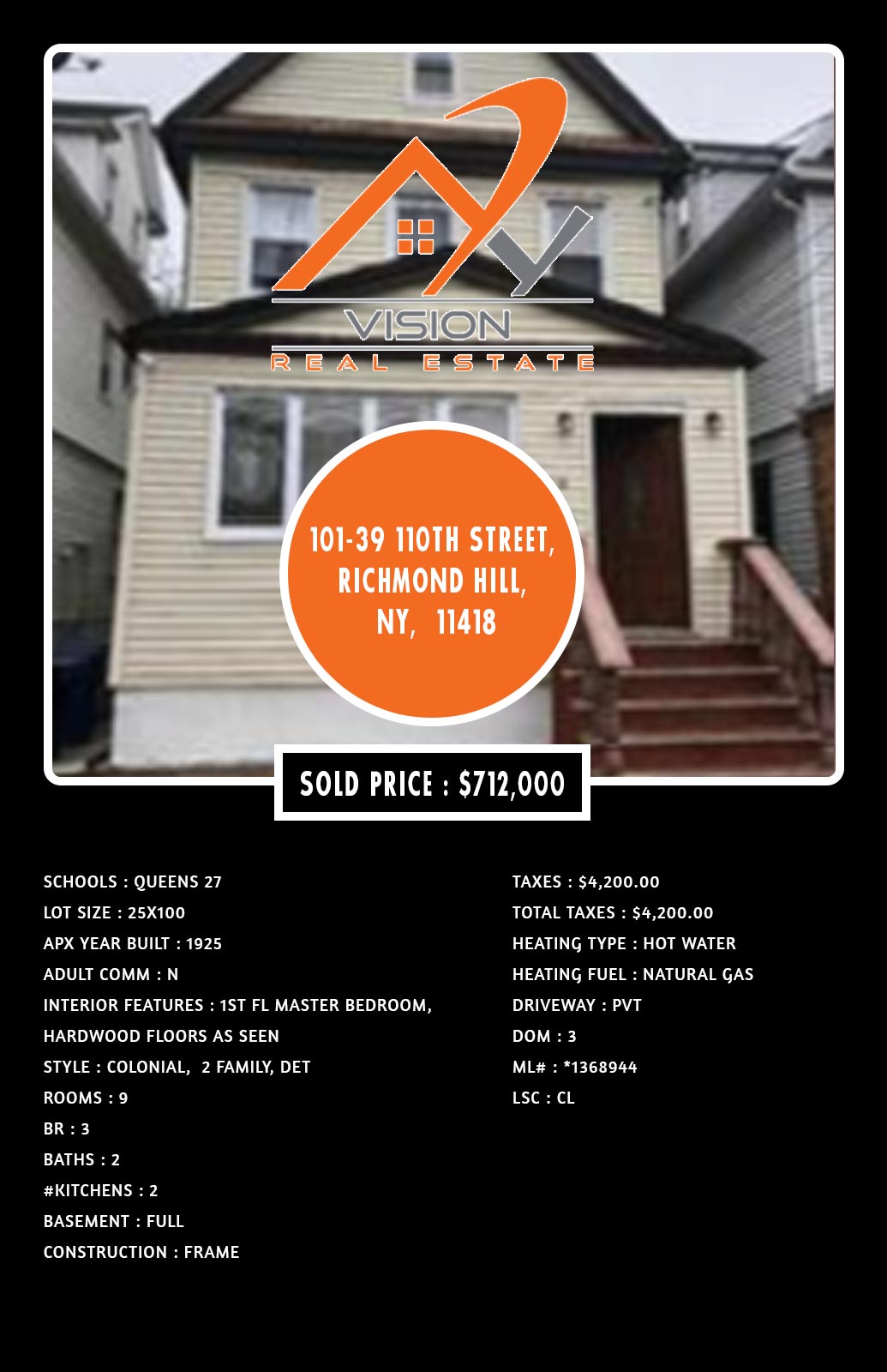 Buy Residential Property Richmond Hill, NY