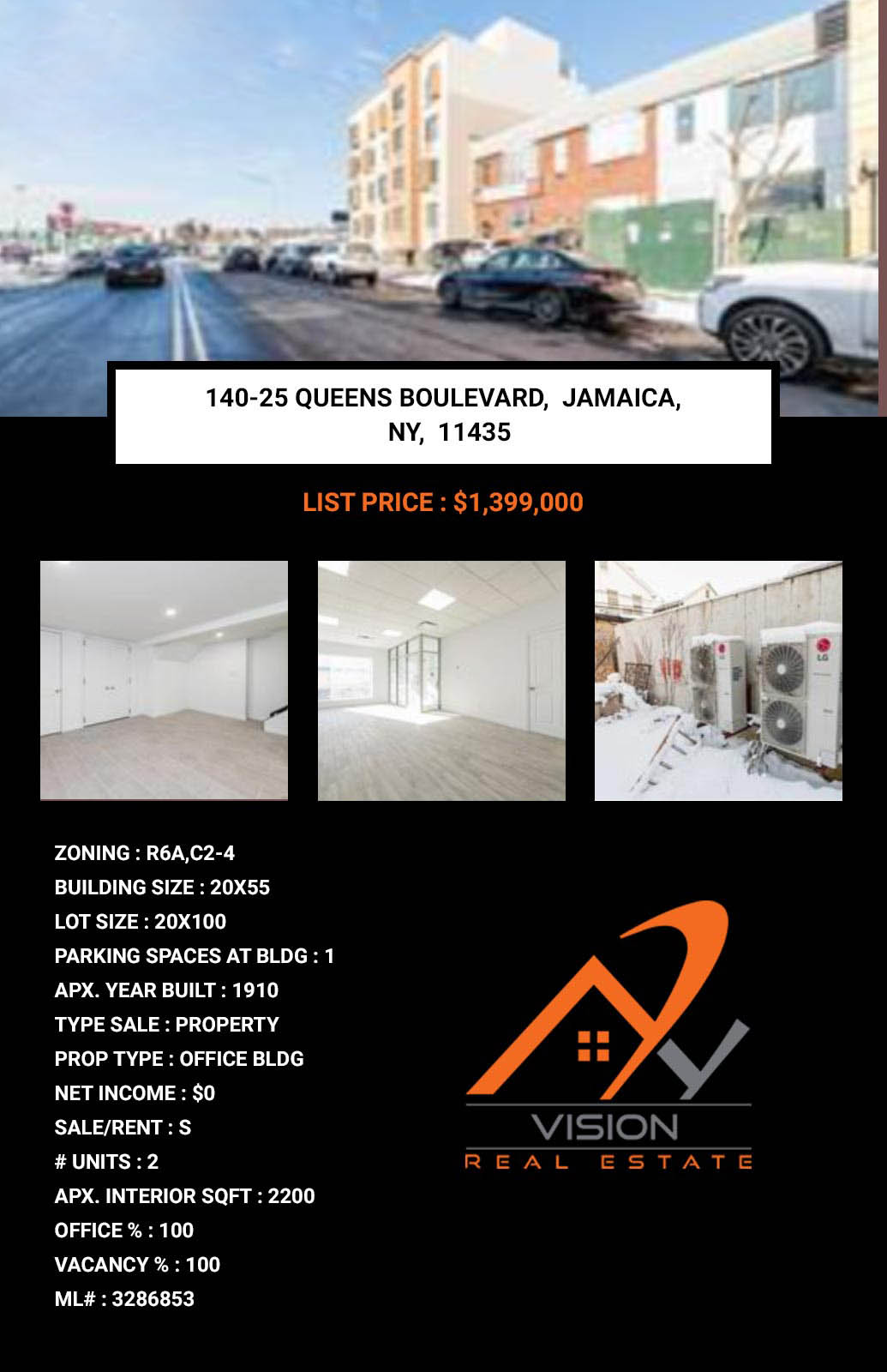 Commerical Building for Sale in Jamaica, NY